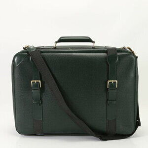 Louis Vuitton Taiga Satellite leather Boston bag crossbody travel M